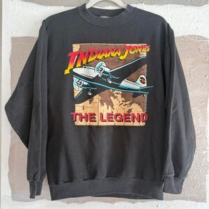1989 Indiana Jones The Legend lucasfilm movie promo crewneck